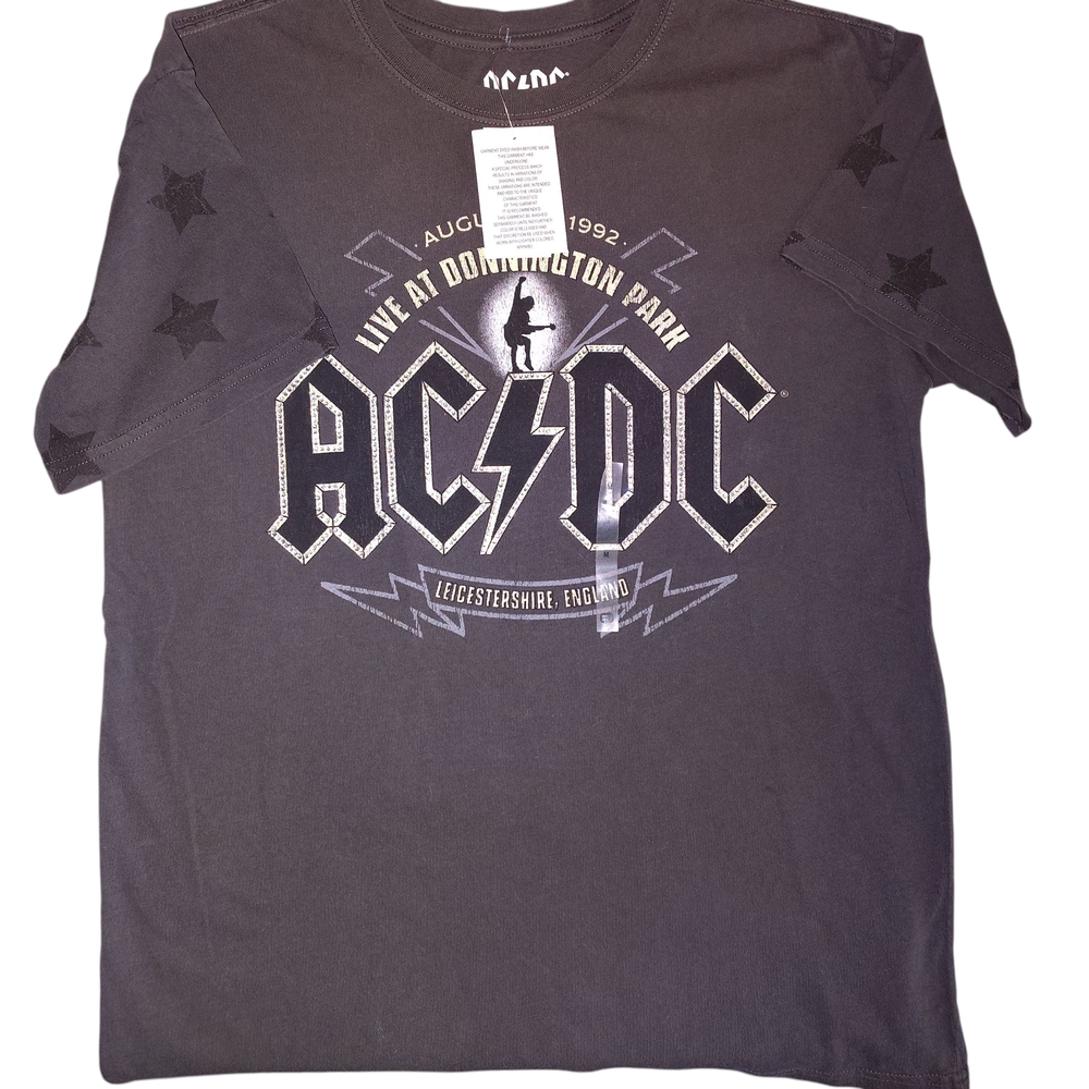 AC/DC Black Graphic Tee - Short Sleeve